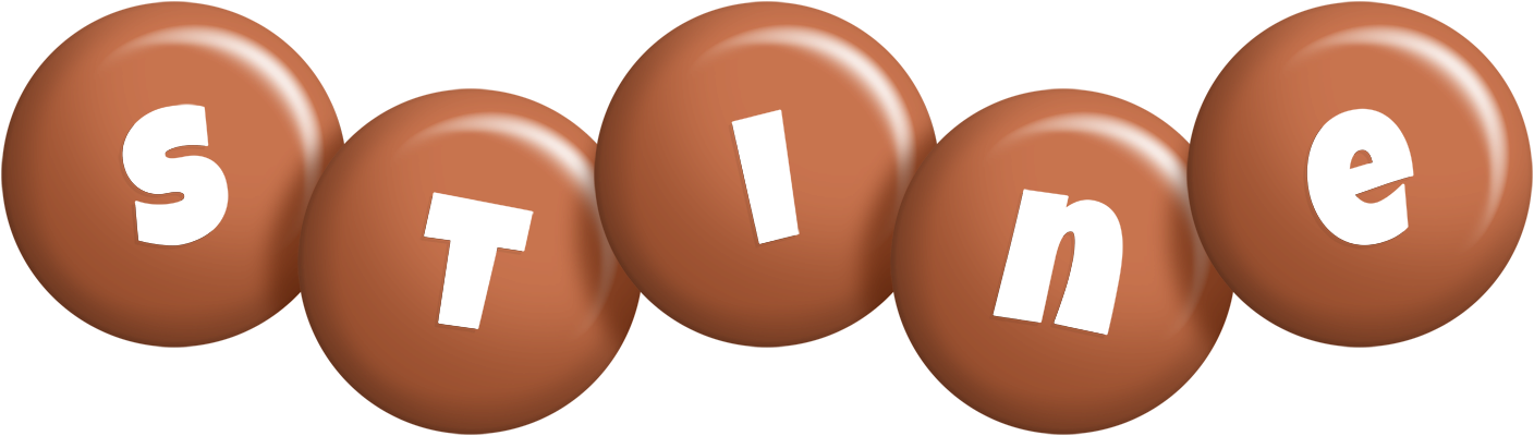 Stine candy-brown logo