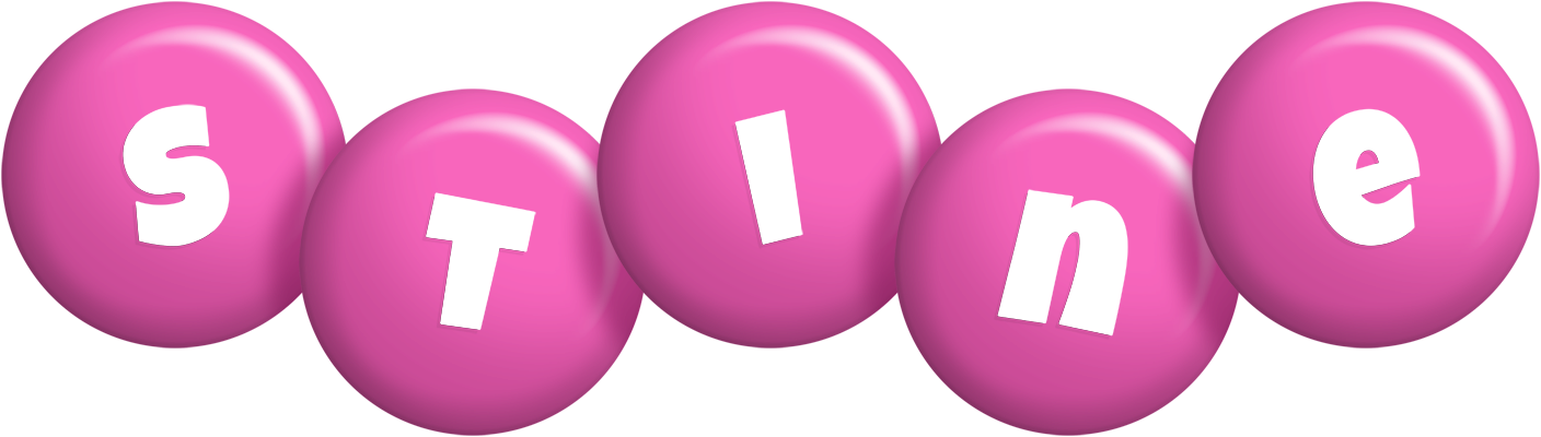 Stine candy-pink logo