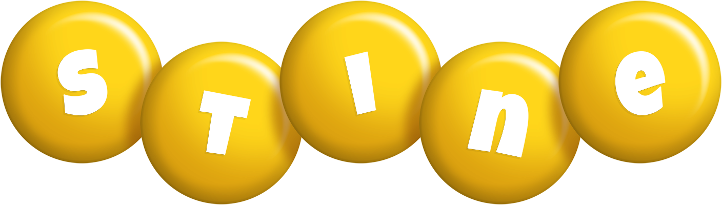 Stine candy-yellow logo