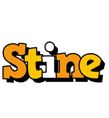 Stine cartoon logo