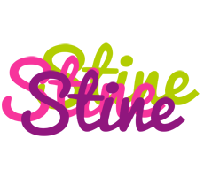 Stine flowers logo