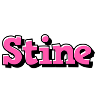 Stine girlish logo