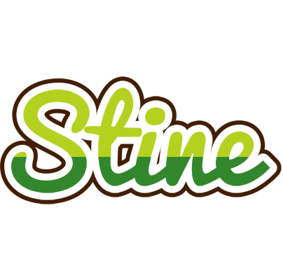 Stine golfing logo