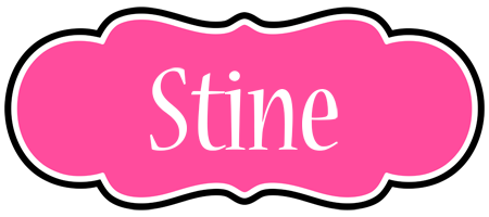 Stine invitation logo