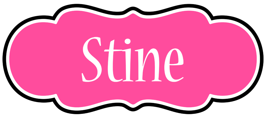 Stine invitation logo