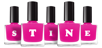 Stine nails logo