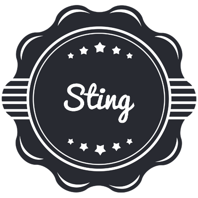 Sting badge logo