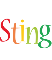 Sting birthday logo