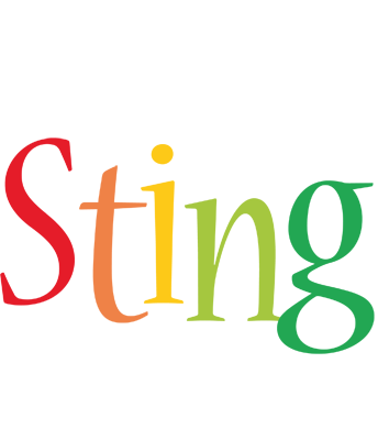 Sting birthday logo