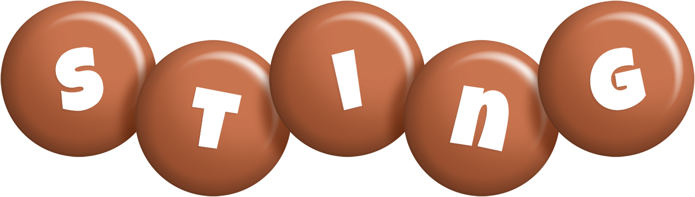 Sting candy-brown logo