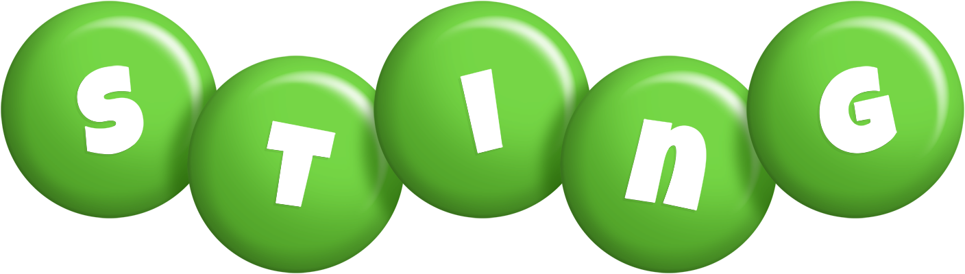 Sting candy-green logo