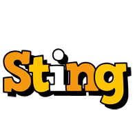 Sting cartoon logo