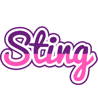 Sting cheerful logo