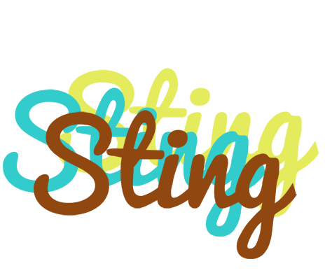 Sting cupcake logo