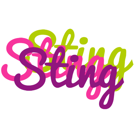 Sting flowers logo