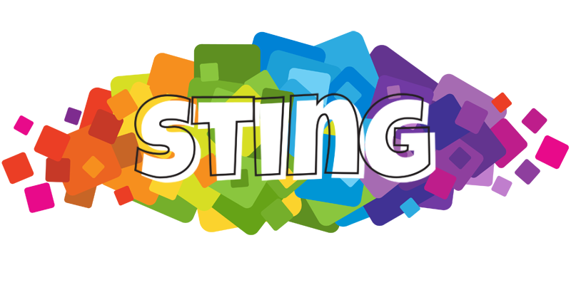 Sting pixels logo