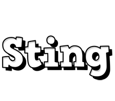 Sting snowing logo