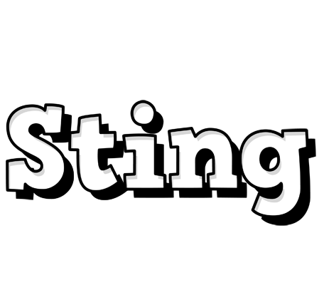 Sting snowing logo