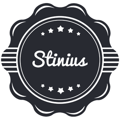 Stinius badge logo