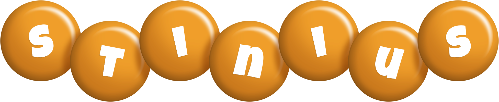 Stinius candy-orange logo