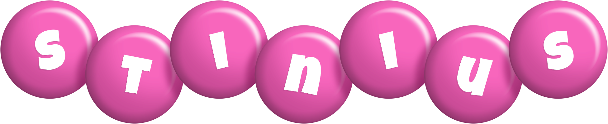 Stinius candy-pink logo