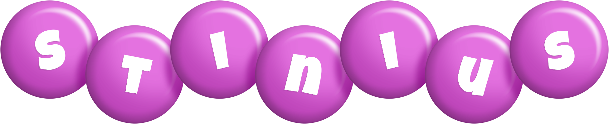Stinius candy-purple logo