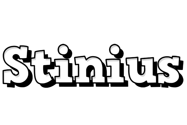 Stinius snowing logo