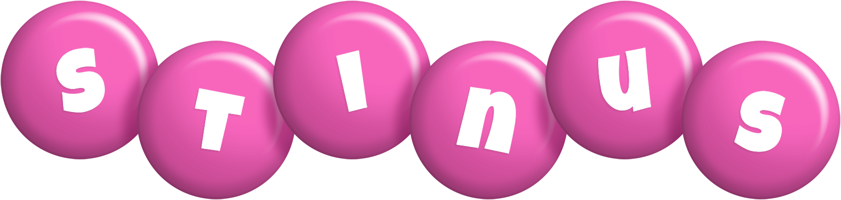 Stinus candy-pink logo