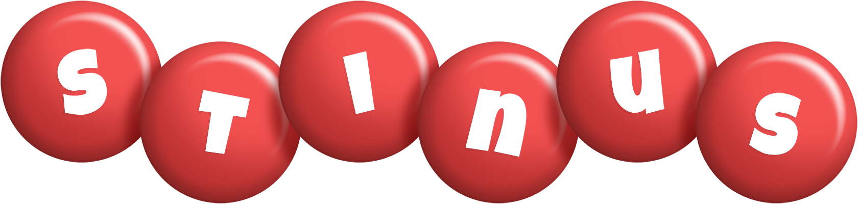 Stinus candy-red logo