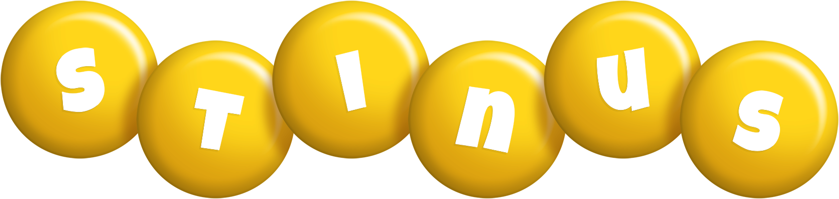 Stinus candy-yellow logo