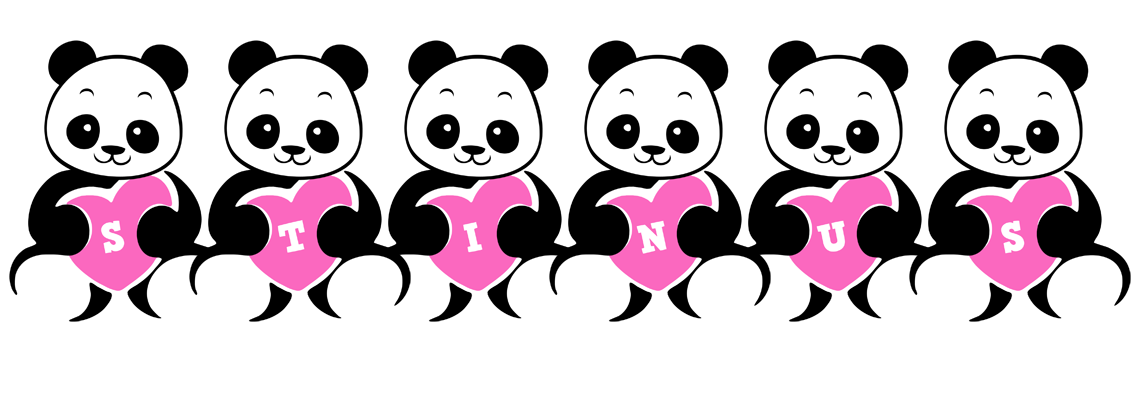 Stinus love-panda logo