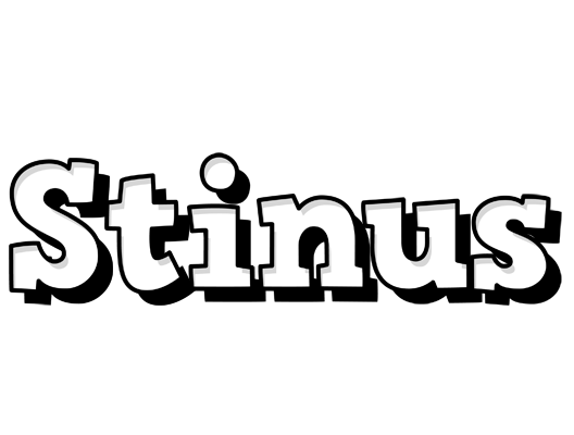 Stinus snowing logo