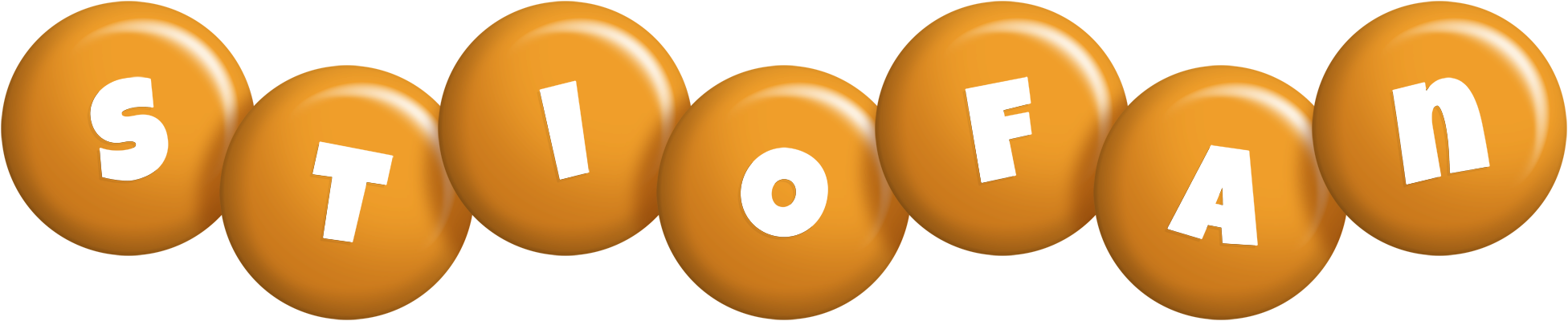 Stiofan candy-orange logo