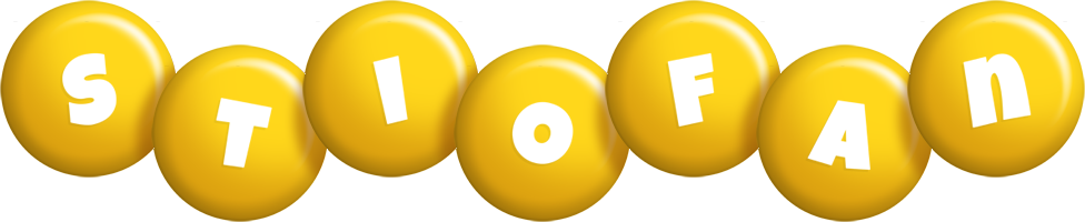 Stiofan candy-yellow logo