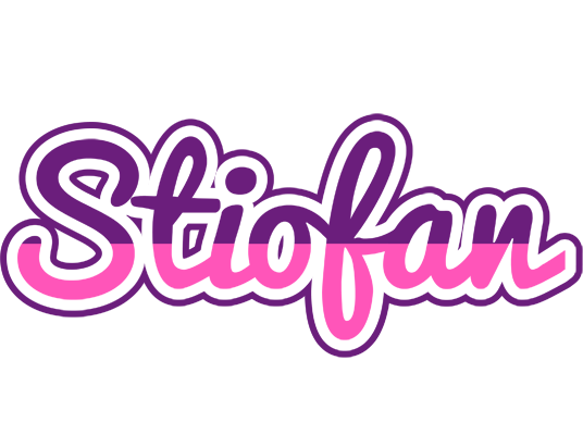 Stiofan cheerful logo