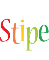 Stipe birthday logo