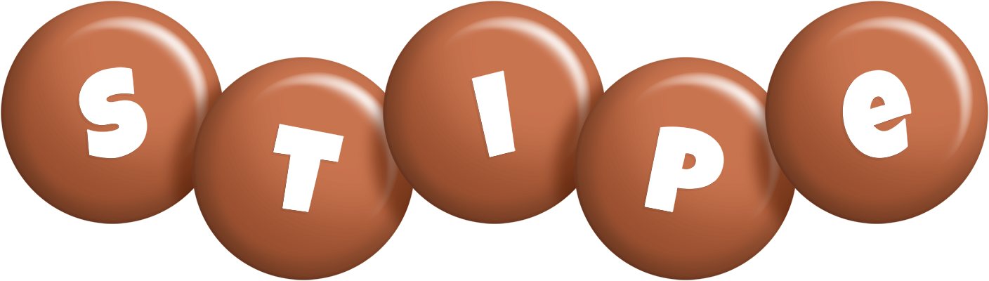 Stipe candy-brown logo