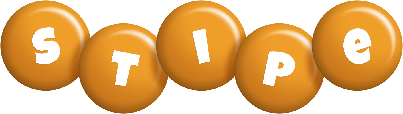 Stipe candy-orange logo