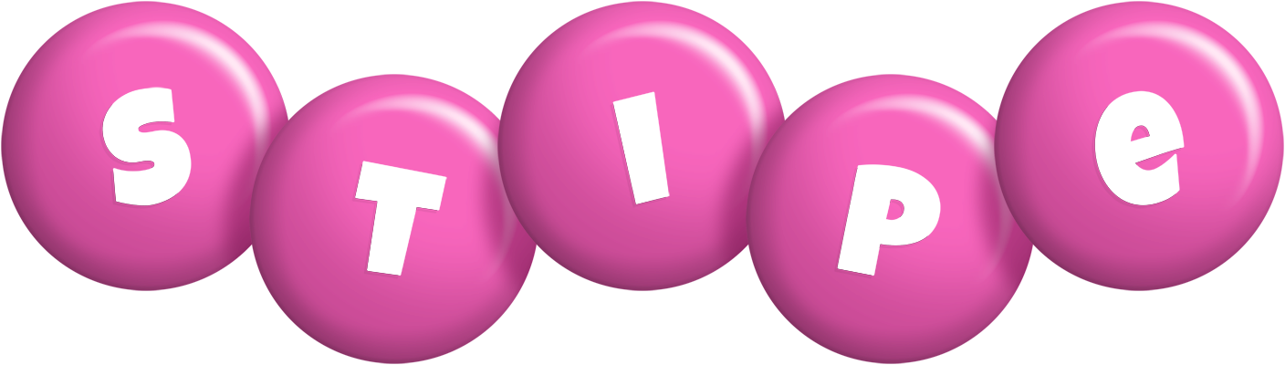 Stipe candy-pink logo