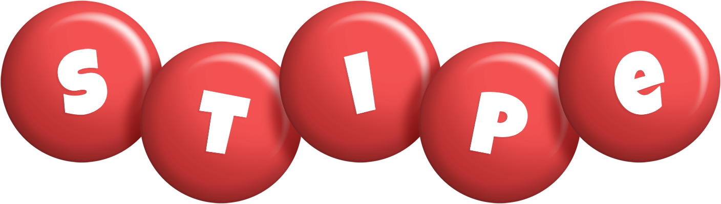 Stipe candy-red logo