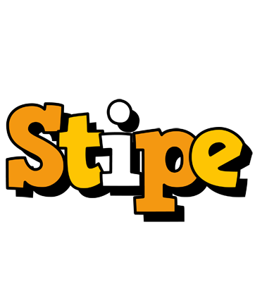 Stipe cartoon logo