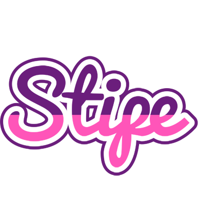 Stipe cheerful logo