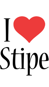 Stipe i-love logo