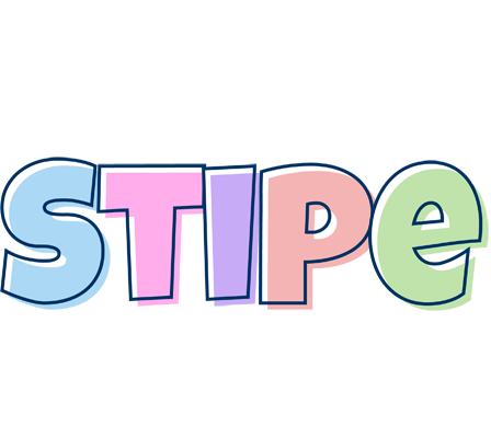 Stipe pastel logo