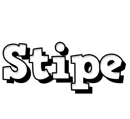 Stipe snowing logo