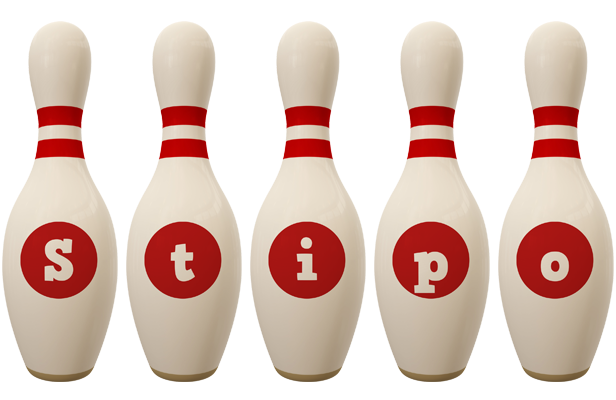 Stipo bowling-pin logo