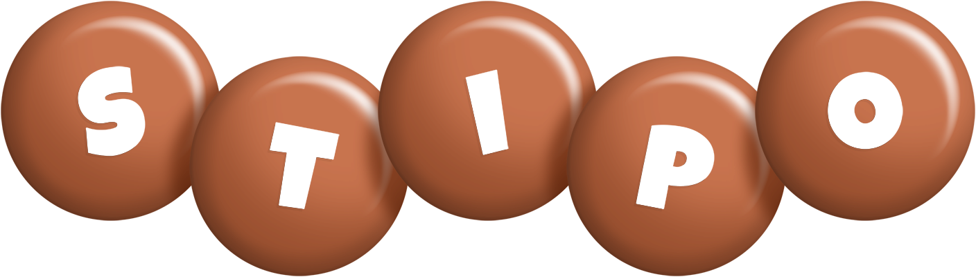 Stipo candy-brown logo