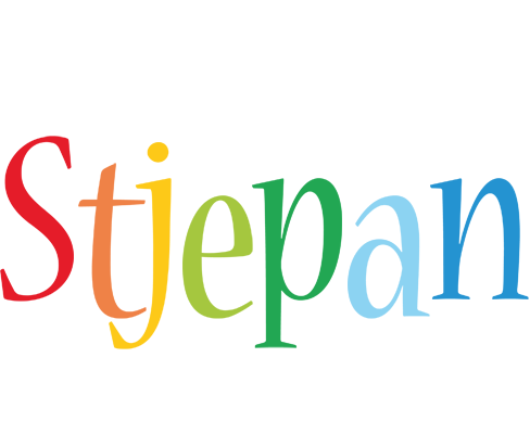 Stjepan birthday logo