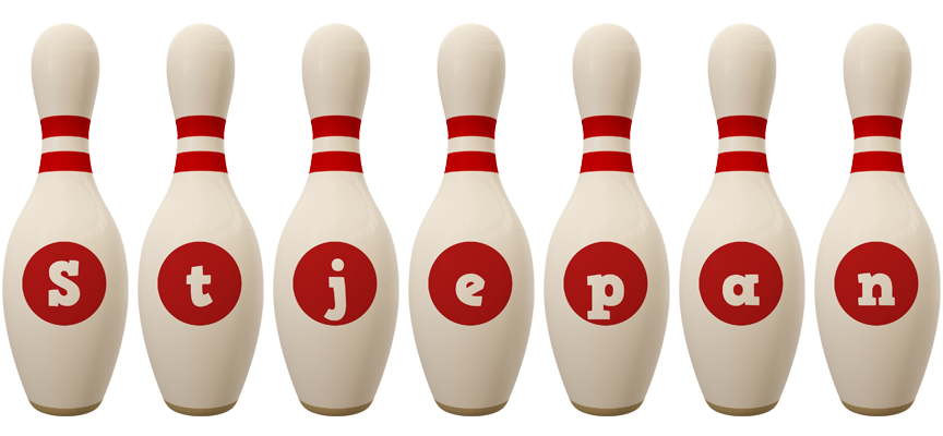 Stjepan bowling-pin logo