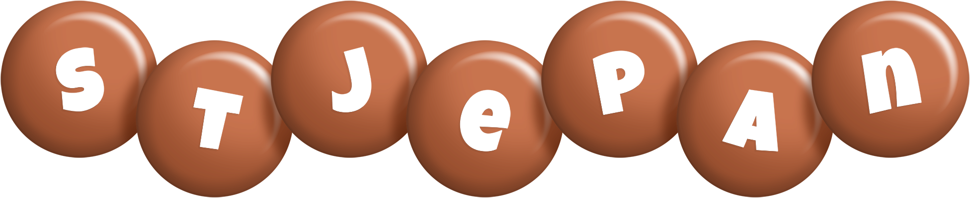 Stjepan candy-brown logo